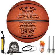 🏀 personalized engraved 29.5 inch kenon basketball - ideal game ball for son - indoor/outdoor - graduation, birthday, christmas gift - motivational and unforgettable! логотип