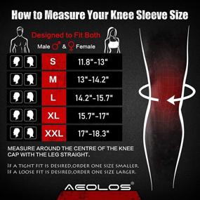 img 3 attached to 🏋️ 7mm Thick Knee Sleeves (1 Pair) - Compression Knee Braces for Weightlifting, Cross Training, Powerlifting, Bodybuilding, Squats, Gym and More!