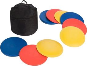 img 1 attached to 🥏 Enhance Your Disc Golf Game with the Trademark Innovations Disc Golf Set (9 Discs) and Convenient Disc Golf Bag