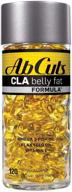 🔥 abcuts cla belly fat formula - 120 easy-to-swallow softgels - omega 3 fish oil, flaxseed oil and vitamin e - boosts antioxidant supply and supports healthy body composition logo
