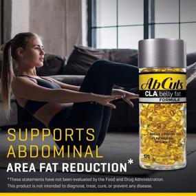 img 1 attached to 🔥 AbCuts CLA Belly Fat Formula - 120 Easy-to-Swallow Softgels - Omega 3 Fish Oil, Flaxseed Oil and Vitamin E - Boosts Antioxidant Supply and Supports Healthy Body Composition