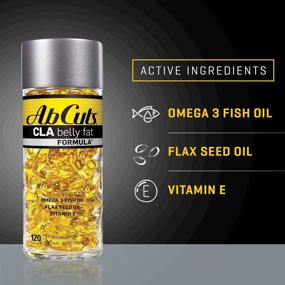 img 2 attached to 🔥 AbCuts CLA Belly Fat Formula - 120 Easy-to-Swallow Softgels - Omega 3 Fish Oil, Flaxseed Oil and Vitamin E - Boosts Antioxidant Supply and Supports Healthy Body Composition