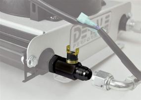 img 1 attached to Derale 15721 -8AN x -8AN In-Line Fluid Thermostat, Silver - Efficient Temperature Control Solution
