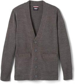 img 4 attached to Burgundy Boys' Clothing: French 👕 Toast Anti-Pill Cardigan – Stain-Resistant & Stylish!