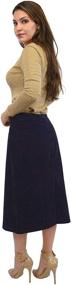 img 3 attached to Womens Lightweight Length Corduroy Straight Women's Clothing and Skirts