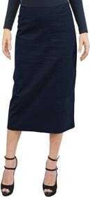 img 4 attached to Womens Lightweight Length Corduroy Straight Women's Clothing and Skirts