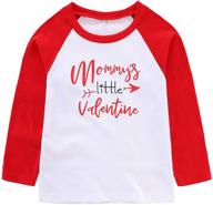 ❤️ adorable mommy's valentine baseball t-shirt: gray boys' clothing for tops, tees & shirts logo