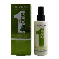 🍃 revlon uniq one hair treatment green tea 5.1 oz logo