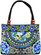 👜 distinctive vintage hobo tote bags: exquisite floral embroidery for ladies logo