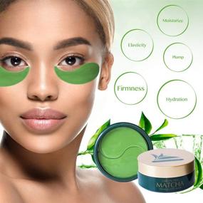 img 3 attached to Revitalize and Rejuvenate with Green Tea Matcha Firming Eye Mask - 30 Pairs of Collagen Patches for Fine Lines, Wrinkles, Under Eye Bags & Puffy Eyes Treatment to Reduce Signs of Aging