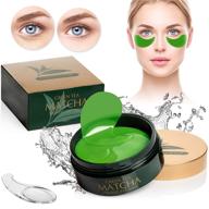 revitalize and rejuvenate with green tea matcha firming eye mask - 30 pairs of collagen patches for fine lines, wrinkles, under eye bags & puffy eyes treatment to reduce signs of aging logo