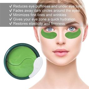 img 2 attached to Revitalize and Rejuvenate with Green Tea Matcha Firming Eye Mask - 30 Pairs of Collagen Patches for Fine Lines, Wrinkles, Under Eye Bags & Puffy Eyes Treatment to Reduce Signs of Aging