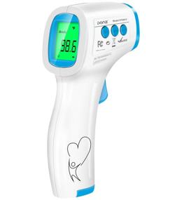 img 4 attached to Medical Grade No Touch Forehead Thermometer for Adults - Instant Reading for Baby Food, Bath, Milk (Blue)
