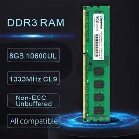 img 3 attached to 💾 Royemai 8GB DDR3L 1333MHz UDIMM RAM Module | Low Voltage, High Performance, Non-ECC Dual Rank Memory for Desktop Computers