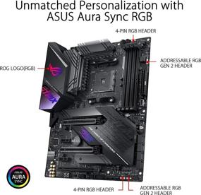 img 1 attached to 💻 ASUS ROG Strix X570-E Gaming ATX Motherboard- PCIe 4.0, Aura Sync RGB Lighting, 2.5 Gbps & Intel Gigabit LAN, WIFI 6 (802.11Ax), Dual M.2 Heatsinks