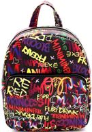 🎨 vibrant retro vintage neon multicolor graffiti clutch tote purse – crossbody sling bag handbag logo