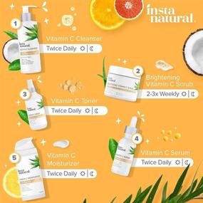 img 3 attached to 🍊 InstaNatural Vitamin C Moisturizer for Face - Anti Aging Cream with Hyaluronic Acid & Organic Jojoba Oil - Diminish Wrinkles, Hyperpigmentation & Dark Spots - Men & Women