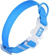 🐶 compapet pvc dog collar with safety buckle | adjustable durable collars for large & medium dogs | waterproof odor-free design | heavy-duty metal d-ring | easy-to-clean puppy collar logo