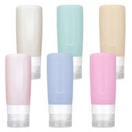 silicone toiletry containers refillable accessories logo