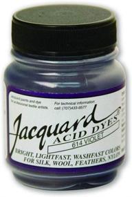 img 1 attached to 🌸 Concentrated Violet 614 Jacquard Acid Dye - 1/2 oz Jar for Wool, Silk, and Protein Fibers