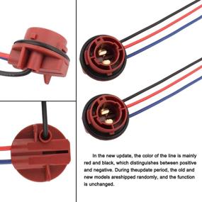 img 3 attached to 🔌 Набор из 2-х гнезд TOMALL 1157 BAY15D для замены ламп тормозного/стоп/сигнала поворота/фонаря – повышенная оптимизация для поисковиков