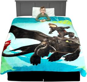 img 4 attached to Franco Bedding Microfiber Blanket Dragon