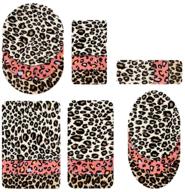hwafan leopard patches clothing jackets logo