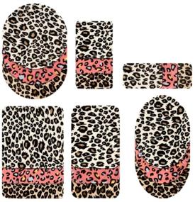 img 4 attached to Hwafan Leopard Patches Clothing Jackets