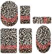 hwafan leopard patches clothing jackets logo