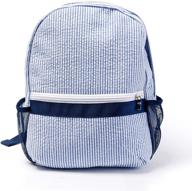 personalize seersucker backpack toddler bookbag backpacks logo