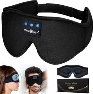 🎧 musicozy sleep headphones: 3d sleep mask with bluetooth wireless technology, hd ultra soft thin speakers, microphones for side sleepers. ideal gadgets for men and women, perfect for unique gifts logo