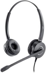 img 1 attached to 🎧 High-Quality Call-Center USB-Headset with Microphone and Noise Cancelling Mic - Perfect for PC, UC Teams, Skype for Business - Mute Function Included