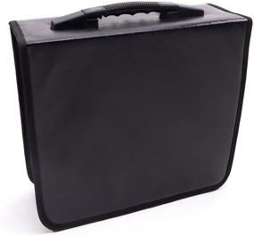 img 3 attached to 📀 Fasmov 400 Disc CD/DVD Binder DVD Wallet Case, Black - Organize and Protect Your Multimedia Collection!