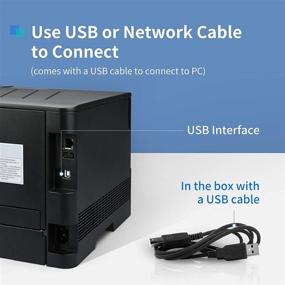 img 1 attached to 🖨️ Pantum P3302DN(V1X06A): Laser Black White Printer with Ethernet and USB Connectivity, Auto Two Sided Printing at 35 PPM