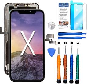 img 4 attached to Замена ЖК-экрана Ace Tech Cellular для iPhone X 5.8 дюйма (Модели A1865 A1901 A1902) Сенсорный дисплей сборки сенсорного дигитайзера