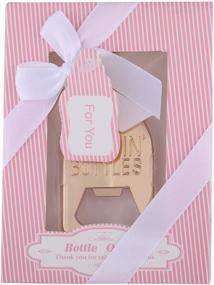 img 2 attached to 🍼 Premium Pink Baby Shower Favor: 24pcs Poppin Bottle Opener Gift Set with Exquisite Packaging -Perfect Souvenirs for Guests!