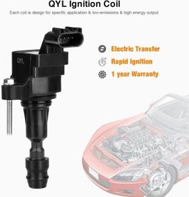 img 3 attached to 🔥 High-Quality 4Pcs Ignition Coil Pack for Malibu, Cobalt, Equinox, Terrain, G6 - 12638824 12578224 D522C Compatible