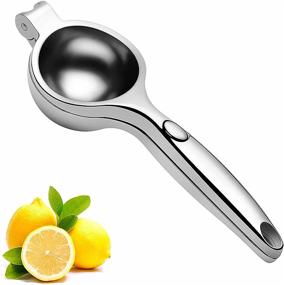 img 4 attached to Efficient Lemon Squeezer Hand Press Lime Juicer - Manual Citrus Orange Juicer