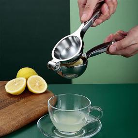 img 1 attached to Efficient Lemon Squeezer Hand Press Lime Juicer - Manual Citrus Orange Juicer