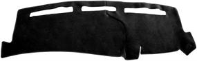 img 1 attached to 🚗 Hex Autoparts Dash Cover Mat for Chevrolet Silverado 1999-2006 (Black) – Complete Dashboard Carpet Pad