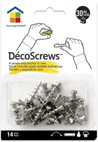 img 4 attached to 🖼️ Under the Roof Decorating 5-100142 5-100154 Picture Screws: Convenient 14" Hanging Solution