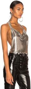 img 2 attached to Womens Shimmer Backless Adjustable Harness