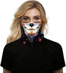 img 1 attached to 🏍️ Ainuno Bandana Balaclava: Motorcycle Accessories and Women's Scarves & Wraps