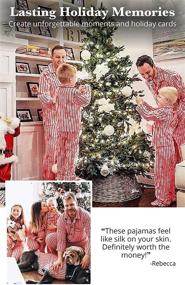 img 2 attached to 🎄 Matching Family Christmas Pajamas - Red PajamaGrams for Christmas
