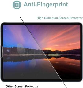 img 2 attached to 📱 ProCase iPad Air 4 Case 10.9 Inch 2020 with Tempered Glass Screen Protector, Slim Stand Hard Shell Protective Smart Cover for iPad Air 4th Gen 10.9" 2020 (A2316 A2324 A2325 A2072) - Navy