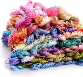 img 3 attached to 🌈 LOVIMAG Premium Rainbow Color Embroidery Floss: Ideal Threads for Cross Stitch, Bracelets, Crafts & More!