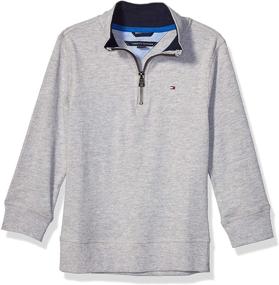 img 2 attached to 👕 Tommy Hilfiger Boys' 1/4 Zip Sweater