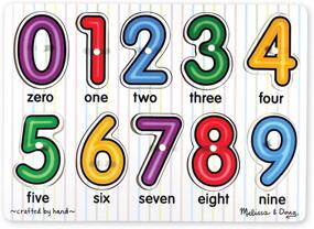 img 4 attached to 🧩 Explore Counting with Melissa & Doug See Inside Numbers Wooden Puzzle"