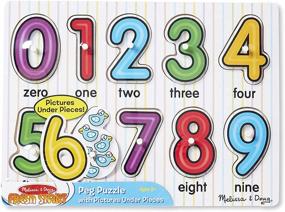 img 2 attached to 🧩 Explore Counting with Melissa & Doug See Inside Numbers Wooden Puzzle"