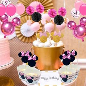 img 1 attached to 🎉 Minnie Mouse Party Supplies - Complete Girls Birthday Decorations Pack!